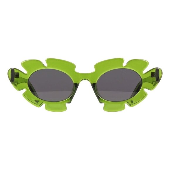 New LOEWE Paula's Ibiza Green Round LW40088U 93A Sunglasses Women - Picture 2 of 4